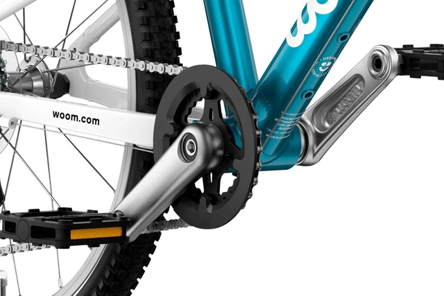 Woom Go 4 20" Metallic Blue 7,8kg, 6-8 år, 115-130cm 