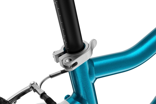 Woom Go 4 20" Metallic Blue 7,8kg, 6-8 år, 115-130cm 