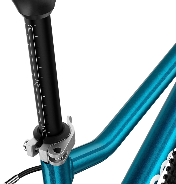 Woom Go 4 20" Metallic Blue 7,8kg, 6-8 år, 115-130cm 