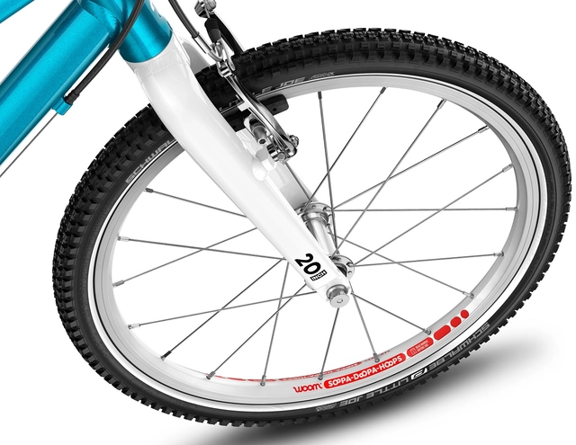 Woom Go 4 20" Metallic Blue 7,8kg, 6-8 år, 115-130cm 