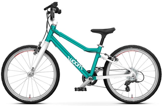 Woom Go 4 20" Metallic Petrol 7,8kg, 6-8 år, 115-130cm 