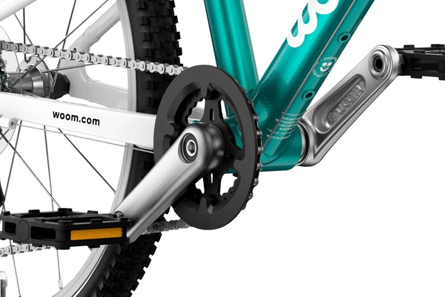 Woom Go 4 20" Metallic Petrol 7,8kg, 6-8 år, 115-130cm 