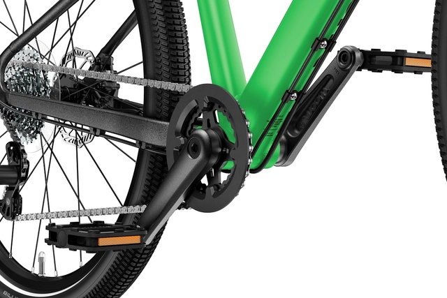 Woom Explore 4 20" Jungle Green 7,8kg, 6-8 år, 115-130cm 