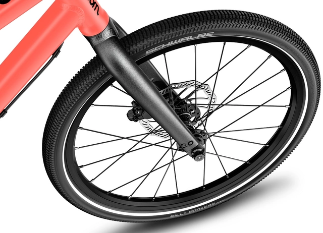 Woom Explore 4 20" Neon Coral 7,8kg, 6-8 years, 115-130cm 