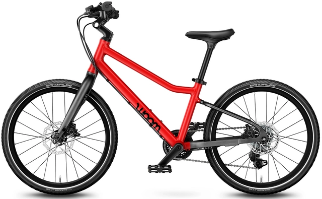 Woom Explore 4 20" Woom Red 7,8kg, 6-8 år, 115-130cm 