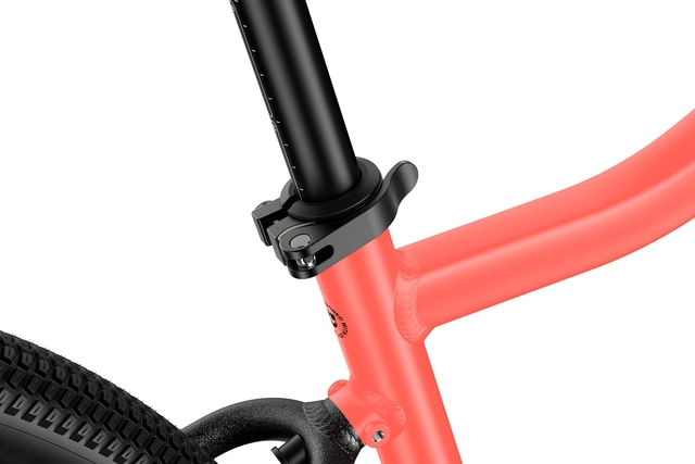 Woom Explore 5 24" Neon Coral 9kg, 7-11 år, 125-145cm 