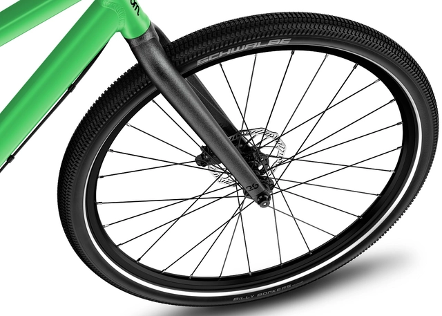 Woom Explore 6 26" Jungle Green 9,5kg, 10-14 år, 140-165cm 