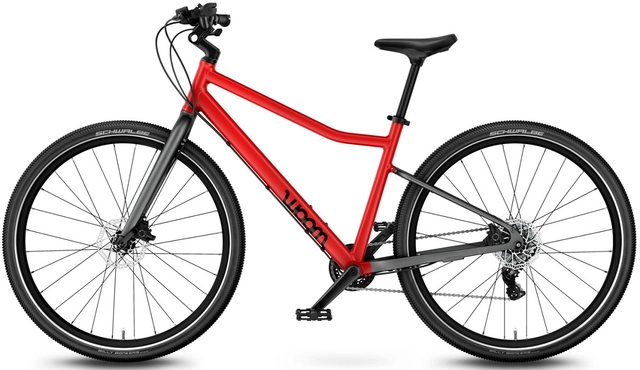 Woom Explore 6 26" Woom Red 9,5kg, 10-14 år, 140-165cm 
