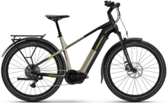 Haibike Trekking 4 herre L 27,5", Sand/Lime, BCXK, 600Wh