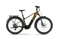 Haibike Trekking 7.5 herre S 27.5'', Black/Gold, BCXP, 800Wh