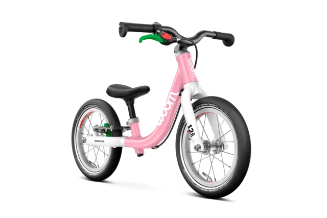 Woom Go 1 12" Powder Pink 3,2kg, 1,5-3,5 år, 82-100cm 