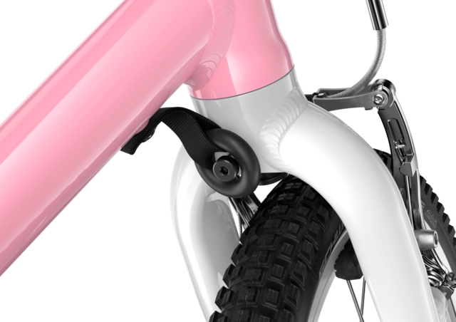 Woom Go 1 Plus 14" Powder Pink 4,45kg, 3-4,5 år, 95-110cm 