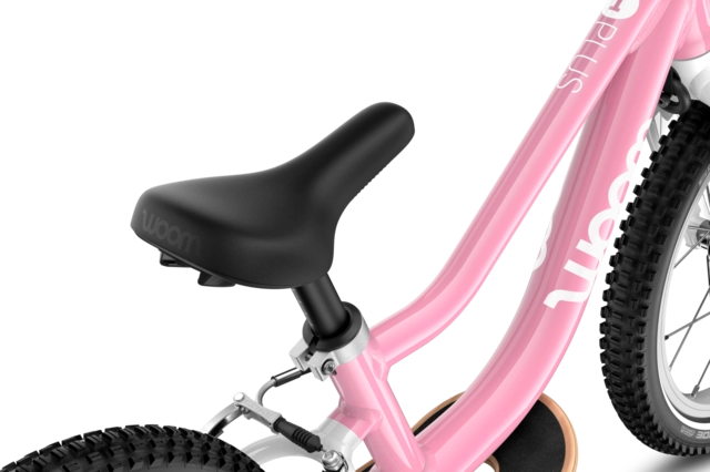 Woom Go 1 Plus 14" Powder Pink 4,45kg, 3-4,5 år, 95-110cm 