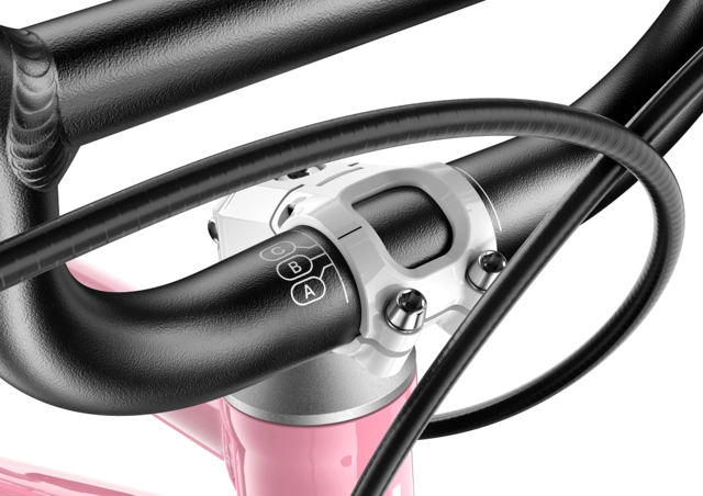 Woom Go 2 14" Powder Pink 5,3kg, 3-4,5 år, 95-110cm 