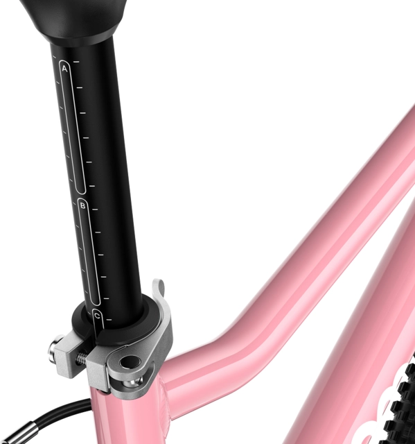 Woom Go 4 20" Powder Pink 7,8kg, 6-8 år, 115-130cm 