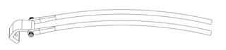 Carrier mount for Hardseven/Hardnine Fits Racktime carriers