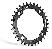 Yamaha chainring 34T, Miche 104mm BCD, XM Maxi One, black 