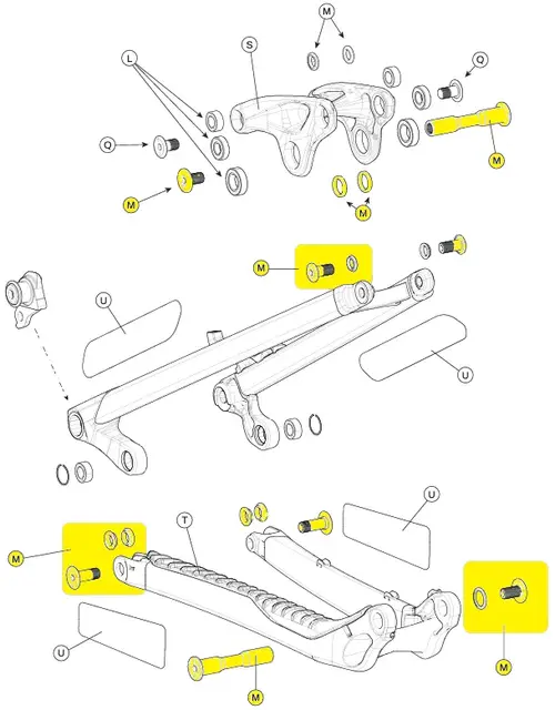 Sensor Al Link/CS/SS/Pivot hardware GT Sensor Comp/Sport 2022-> 