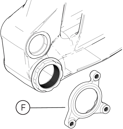 GT ISCG Mount 3 Bolt GT Force/Sensor 2019-> 