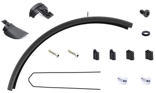 Framskjerm Haibike 27,5&quot;, 75mm bredde, ink fester