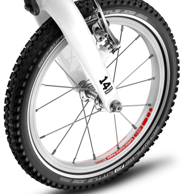 Hjul 14" foran/bak Woom Go 1 Plus Gen. H 2025-> 