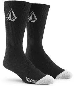 Volcom Full Stone Sock 3Pk Black - One Size