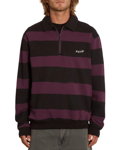 Volcom Nevermine Crew Mulberry - M