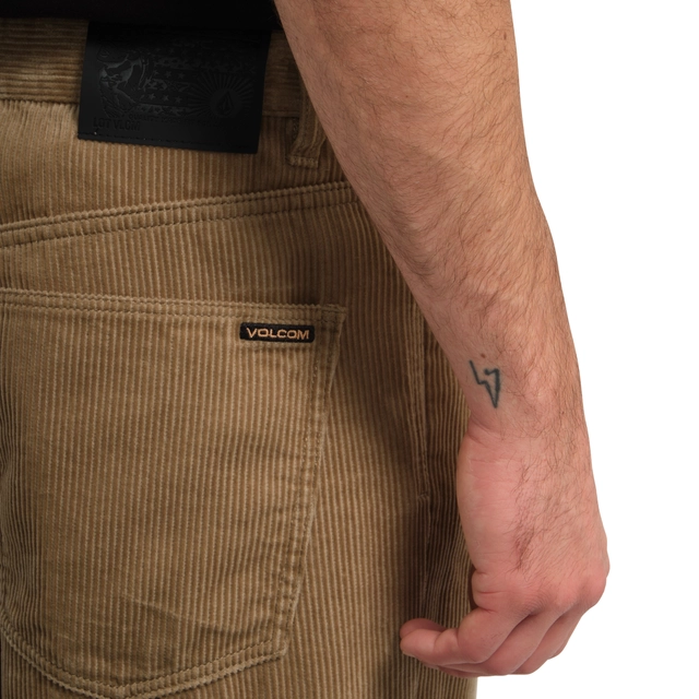 Volcom Billow Tapered Cord Pant Khaki - 36 