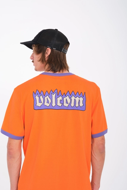 Volcom FA Nando Von Arb Ringer SS Tee Carrot - M 