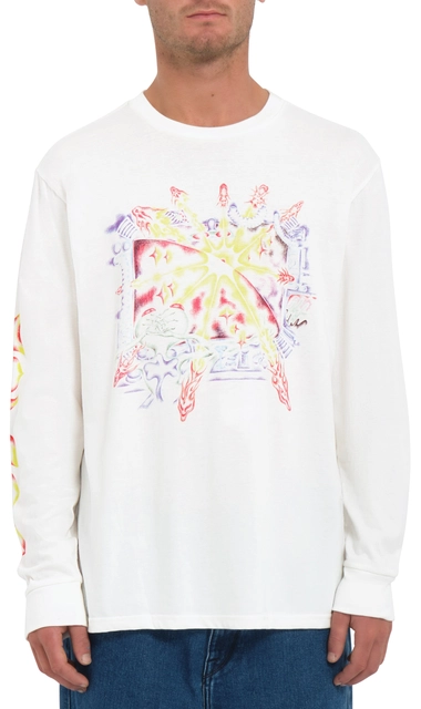 Volcom FA Sam Ryser LS Tee Off White - S 