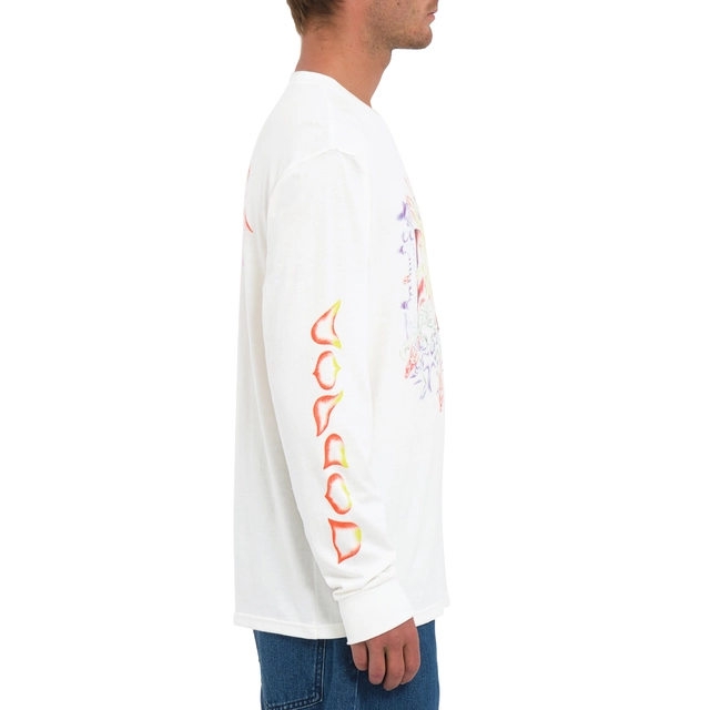Volcom FA Sam Ryser LS Tee Off White - S 