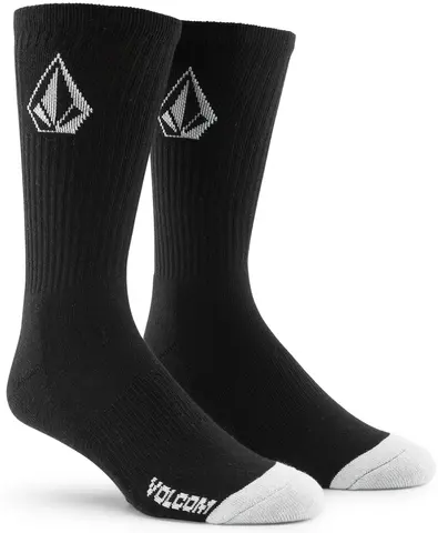 Volcom Full Stone Sock 3Pk Black - One Size