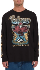 Volcom Stone Ghost LS Tee Black - M