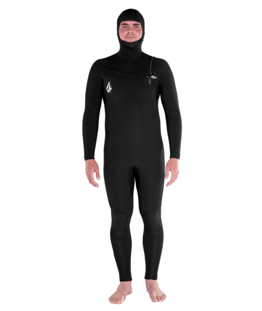 Volcom 5/4/3mm Hood Chestzip Fullsuit Black - LT 