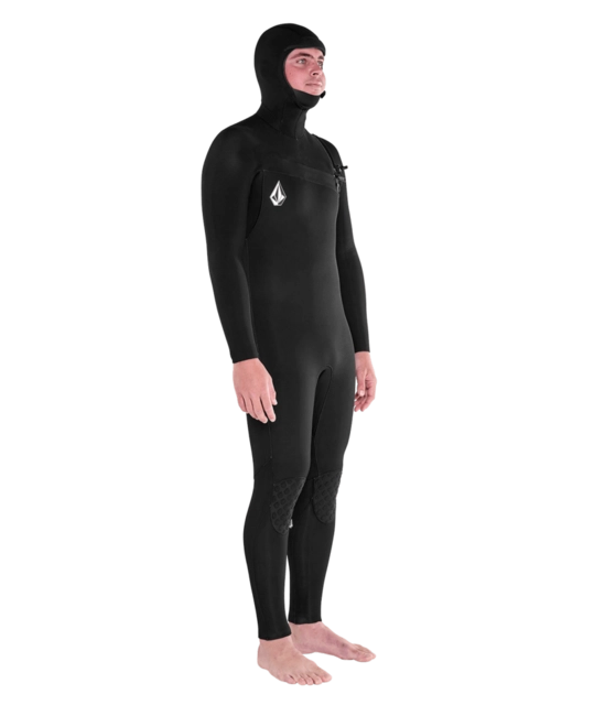 Volcom 5/4/3mm Hood Chestzip Fullsuit Black - LT 