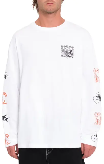 Volcom FA Keutchi LS Tee White - M 