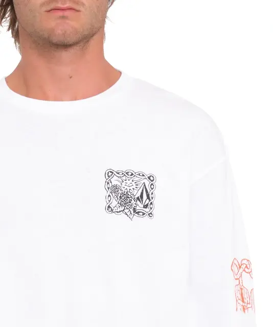 Volcom FA Keutchi LS Tee White - L 