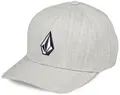 Volcom Full Stone Hthr Flexfit Hat Grey Vintage - L/XL