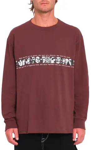 Volcom Skate Vitals Remy LS Tee 2 Merlot