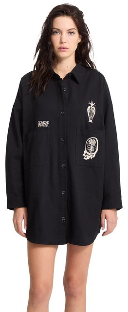 Volcom FA Vaderetro Dress Black - L 