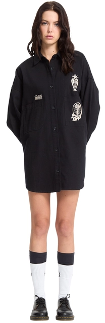 Volcom FA Vaderetro Dress Black - L 