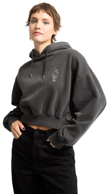 Volcom FA Vaderetro Pullover Vintage Black - L 