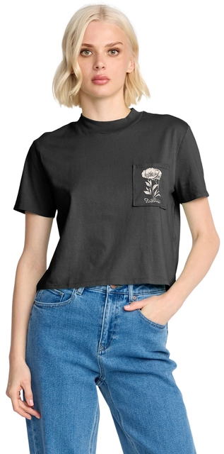 Volcom Pocket Dial Tee Vintage Black - L 