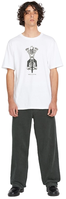 Volcom Stone Drifter SS Tee White - L 