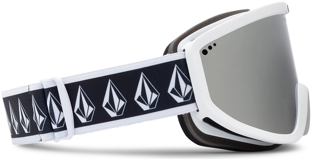 Volcom Footprints Goggle White Rerun/Silver Chrome 