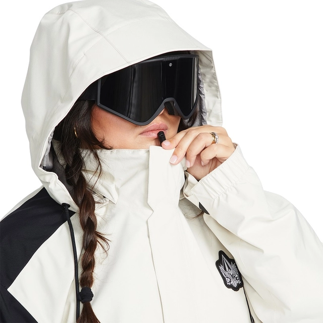Volcom Melancon Gore-Tex Jacket Off White - L 