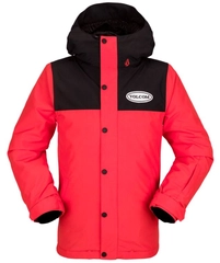 Volcom Stone.91 Ins Jacket Orange Shock - L/12&#229;r