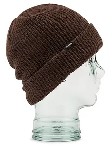 Volcom Sweep Lined Beanie Brown - One Size