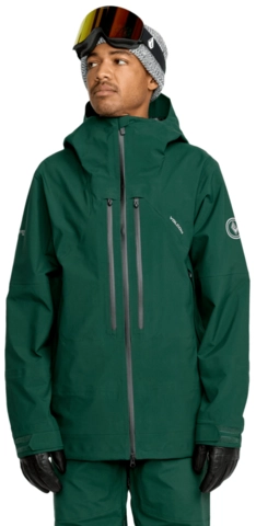 Volcom Anyox Guide Gore Pro Shell Jkt Black Green