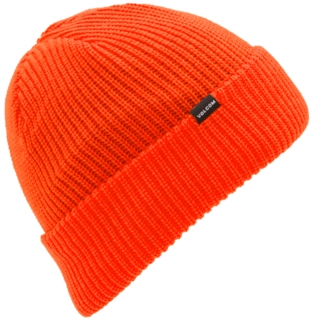 Volcom Sweep Lined Beanie Orange Shock